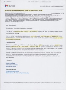 Vianočné prázdniny
